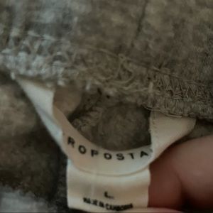 grey aero sweatpants